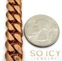 10k rose gold miami chain 20-30