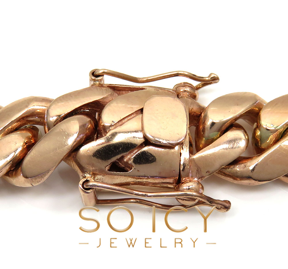10k rose gold half kilo miami chain 30 inch 16.2mm - Image 5