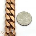 10k rose gold half kilo miami chain 30 inch 16.2mm 
