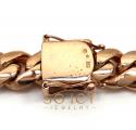 10k rose gold half kilo miami chain 30 inch 16.2mm 
