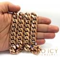 10k rose gold half kilo miami chain 30 inch 16.2mm 