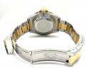 18k yellow gold and stainless steel mens rolex 40mm submariner watch 