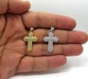 14k yellow or white gold diamond sword cross 0.85ct