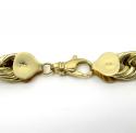 10k yellow gold xl smooth semi hollow rope chain 14mm 24-26 inch