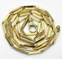 10k yellow gold fancy bullet bar chain 24-30 inch 2.6mm 