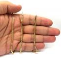 10k yellow gold fancy bullet bar chain 24-30 inch 2.6mm 