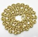 10k yellow gold puffed gucci chain 18-26 inch 6mm