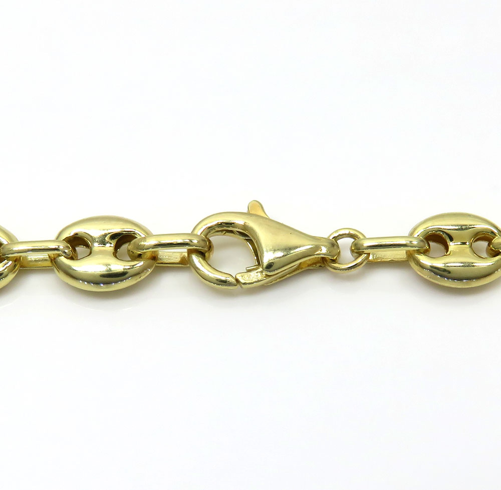 10k yellow gold puffed gucci chain 20-28 inch 7mm