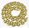 10k yellow gold puffed gucci chain 20-28 inch 7.50mm