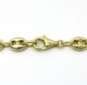 10k yellow gold puffed gucci chain 20-28 inch 7.50mm