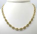 10k yellow gold puffed gucci chain 20-28 inch 7.50mm