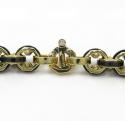 Baraka 18k yellow gold cyborg ceramic collection bracelet 0.02ct