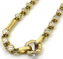 Baraka 18k two tone gold space run collection screw bracelet 0.02ct