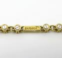 Baraka 18k two tone gold space run collection screw bracelet 0.02ct