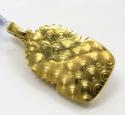 14k yellow gold diamond pharaoh pendant 0.82ct