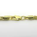 10k yellow gold skinny hollow wheat chain 20-24 inch 2.50mm