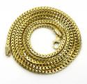 10k yellow gold solid tight franco box chain 20-24 inch 2.20mm