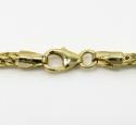 10k yellow gold solid tight franco box chain 20-24 inch 2.20mm
