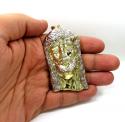 10k yellow gold two tone large jesus piece pendant 