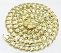 14k yellow gold solid cuban link chain 22-30 inch 11.5mm