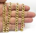 14k yellow gold solid cuban link chain 20-30 inch 8.5mm