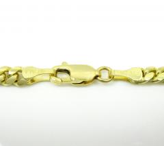 10k yellow gold  solid miami chain 16-26 inch 3.3mm