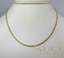 14k yellow white or rose gold skinny diamond cut rope chain 16-30 inch 2mm
