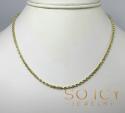 14k yellow gold solid diamond cut rope chain 16-26 inch 2mm