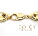 14k yellow gold large gucci link chain 26 inch 11mm 