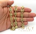 14k yellow gold large gucci link chain 26 inch 11mm 