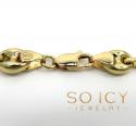 14k yellow gold gucci solid link chain 22-26 inch 7mm 