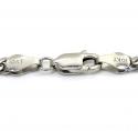 10k white gold solid miami chain 22-26 inch 3.50mm