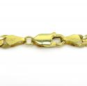 10k yellow gold solid tight link cuban chain 26 inches 5.5mm