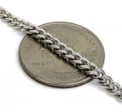 10k gold hollow puffed miami chain 18-26 inch 3.70mm