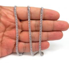 10k gold hollow puffed miami chain 18-26 inch 3.70mm