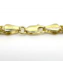 10k yellow gold tight hollow franco link chain 24 inch 3.2mm