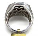 10k two tone diamond gold presidential style ring 0.71ct