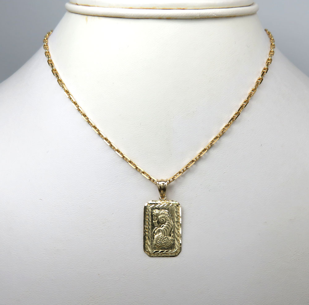 Buy 10k Yellow Gold Mini Gold Bar Pendant Online at SO ICY JEWELRY