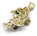 Yoshi 10k yellow gold diamond pendant 8.00ct