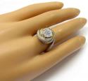 14k yellow gold coil diamond engagement ring 1.50ct
