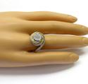 14k yellow gold coil diamond engagement ring 1.50ct