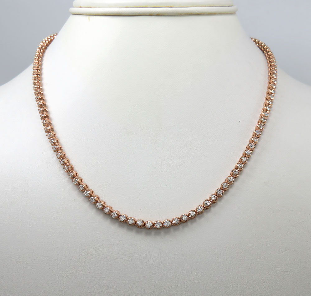 5 pointer diamond tennis chain Clearance