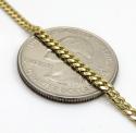 14k yellow gold custom name plate with miami chain 16-24 inches 2.60mm
