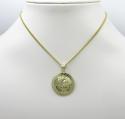 10k yellow gold small-xl the world is yours pendant