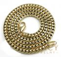 10k solid yellow gold tight link franco chain 20-26 inch 4.5mm