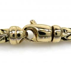 10k solid yellow gold tight link franco chain 20-26 inch 4.5mm