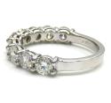 14k white gold 22 pointer half vs diamond eternity band 2.00ct