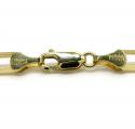 14k yellow gold solid cable link chain 30 inches 5.20mm 