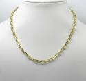 14k yellow gold solid cable link chain 30 inches 5.20mm 
