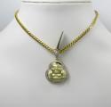 10k yellow gold diamond fat buddha 0.31ct